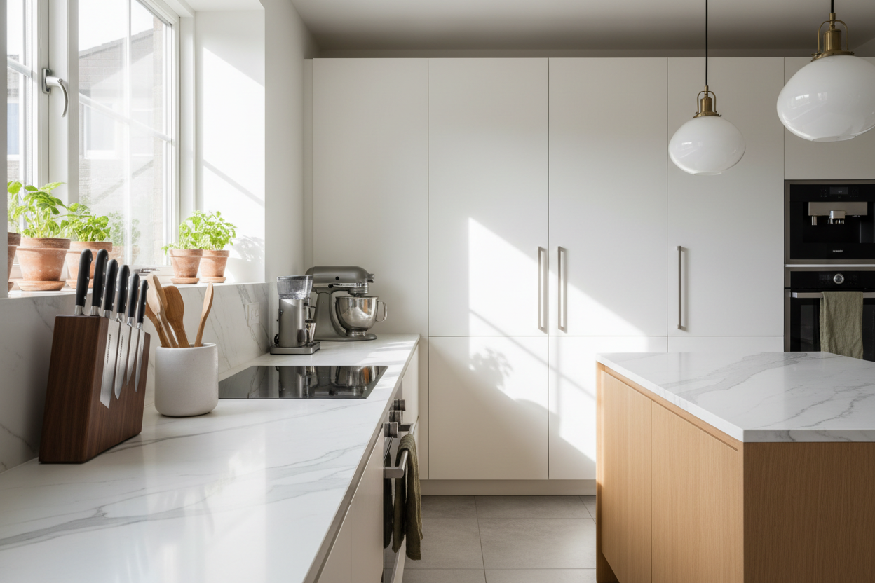 Image professionnelle de cuisine moderne